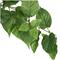 16" Green Pothos Artificial Plant with Black Plastic Pot